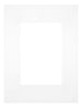 Passe Partout 18x24cm Carton Blanc Bord Droit De Face | Yourdecoration.fr
