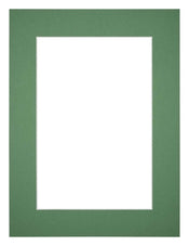Passe Partout 18x24cm Carton Vert Foret Bord 5cm Droit De Face | Yourdecoration.fr