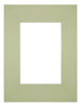 Passe Partout 18x24cm Carton Vert Menthe Bord Droit De Face | Yourdecoration.fr
