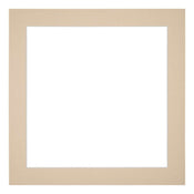 Passe Partout 20x20cm Carton Beige Bord 4cm Droit De Face | Yourdecoration.fr