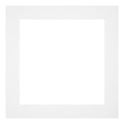 Passe Partout 20x20cm Carton Blanc Bord 5cm Droit De Face | Yourdecoration.fr