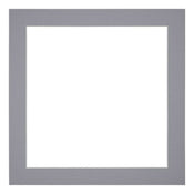 Passe Partout 20x20cm Carton Gris Bord 4cm Droit De Face | Yourdecoration.fr