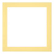 Passe Partout 20x20cm Carton Jaune Bord 4cm Droit De Face | Yourdecoration.fr