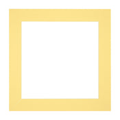 Passe Partout 20x20cm Carton Jaune Bord Droit De Face | Yourdecoration.fr