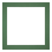 Passe Partout 20x20cm Carton Vert Foret Bord 4cm Droit De Face | Yourdecoration.fr