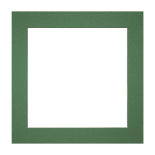 Passe Partout 20x20cm Carton Vert Foret Bord Droit De Face | Yourdecoration.fr