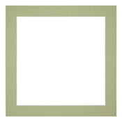 Passe Partout 20x20cm Carton Vert Menthe Bord 4cm Droit De Face | Yourdecoration.fr