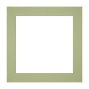 Passe Partout 20x20cm Carton Vert Menthe Bord Droit De Face | Yourdecoration.fr