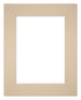 Passe Partout 20x25cm Carton Beige Bord Droit De Face | Yourdecoration.fr
