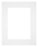 Passe Partout 20x25cm Carton Blanc Bord Droit De Face | Yourdecoration.fr