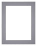 Passe Partout 20x25cm Carton Gris Bord 5cm Droit De Face | Yourdecoration.fr