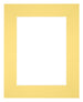 Passe Partout 20x25cm Carton Jaune Bord Droit De Face | Yourdecoration.fr