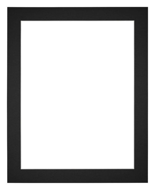 Passe Partout 20x25cm Carton Noir Bord 4cm Droit De Face | Yourdecoration.fr