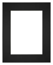 Passe Partout 20x25cm Carton Noir Bord Droit De Face | Yourdecoration.fr
