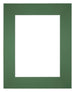 Passe Partout 20x25cm Carton Vert Foret Bord Droit De Face | Yourdecoration.fr