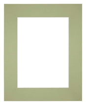 Passe Partout 20x25cm Carton Vert Menthe Bord Droit De Face | Yourdecoration.fr