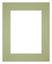 Passe Partout 20x25cm Carton Vert Menthe Bord Droit De Face | Yourdecoration.fr