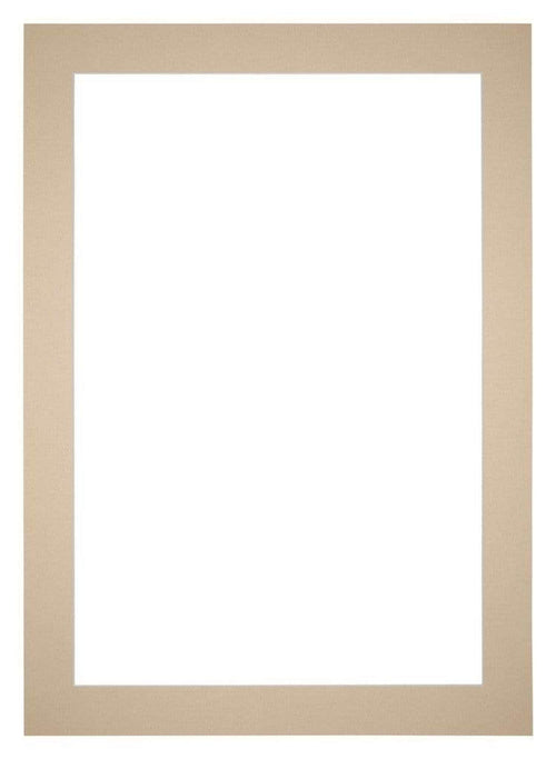 Passe Partout 20x28cm Carton Beige Bord 5cm Droit De Face | Yourdecoration.fr