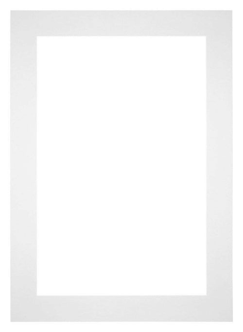 Passe Partout 20x28cm Carton Blanc Bord 6cm Droit De Face | Yourdecoration.fr