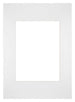 Passe Partout 20x28cm Carton Blanc Bord Droit De Face | Yourdecoration.fr
