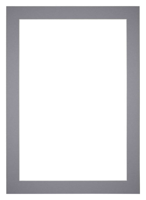 Passe Partout 20x28cm Carton Gris Bord 5cm Droit De Face | Yourdecoration.fr