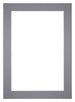 Passe Partout 20x28cm Carton Gris Bord 6cm Droit De Face | Yourdecoration.fr