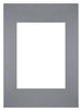 Passe Partout 20x28cm Carton Gris Bord Droit De Face | Yourdecoration.fr