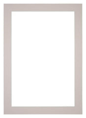 Passe Partout 20x28cm Carton Gris Graniet Bord 5cm Droit De Face | Yourdecoration.fr