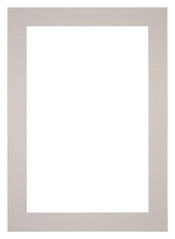 Passe Partout 20x28cm Carton Gris Graniet Bord 6cm Droit De Face | Yourdecoration.fr