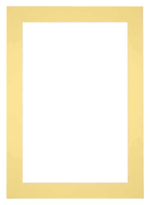 Passe Partout 20x28cm Carton Jaune Bord 6cm Droit De Face | Yourdecoration.fr