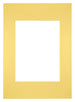 Passe Partout 20x28cm Carton Jaune Bord Droit De Face | Yourdecoration.fr