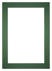 Passe Partout 20x28cm Carton Vert Foret Bord 6cm Droit De Face | Yourdecoration.fr
