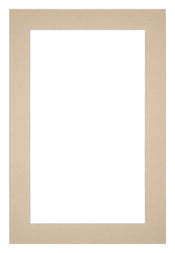 Passe Partout 20x30cm Carton Beige Bord 4cm Droit De Face | Yourdecoration.fr