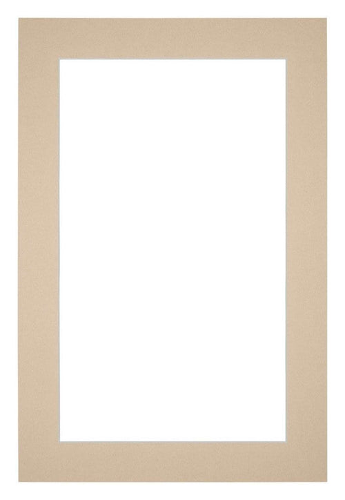 Passe Partout 20x30cm Carton Beige Bord 4cm Droit De Face | Yourdecoration.fr