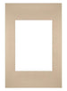 Passe Partout 20x30cm Carton Beige Bord Droit De Face | Yourdecoration.fr