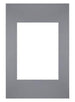 Passe Partout 20x30cm Carton Gris Bord Droit De Face | Yourdecoration.fr
