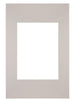 Passe Partout 20x30cm Carton Gris Graniet Bord Droit De Face | Yourdecoration.fr