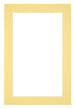 Passe Partout 20x30cm Carton Jaune Bord 4cm Droit De Face | Yourdecoration.fr