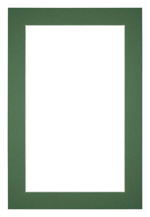 Passe Partout 20x30cm Carton Vert Foret Bord 4cm Droit De Face | Yourdecoration.fr