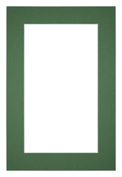 Passe Partout 20x30cm Carton Vert Foret Bord 5cm Droit De Face | Yourdecoration.fr