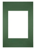 Passe Partout 20x30cm Carton Vert Foret Bord Droit De Face | Yourdecoration.fr