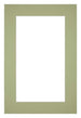 Passe Partout 20x30cm Carton Vert Menthe Bord 5cm Droit De Face | Yourdecoration.fr