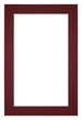 Passe Partout 20x30cm Carton Vin Rouge Bord 4cm Droit De Face | Yourdecoration.fr