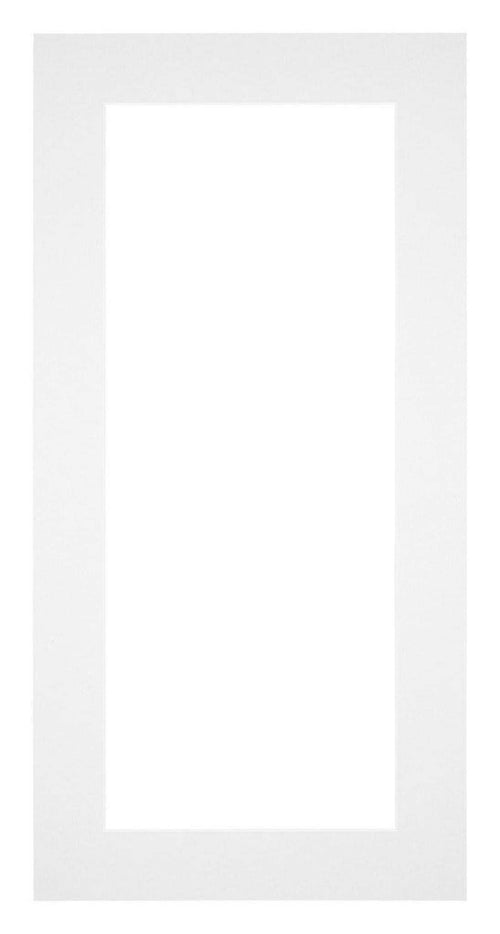 Passe Partout 20x40cm Carton Blanc Bord 5cm Droit De Face | Yourdecoration.fr