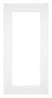 Passe Partout 20x40cm Carton Blanc Bord 6cm Droit De Face | Yourdecoration.fr