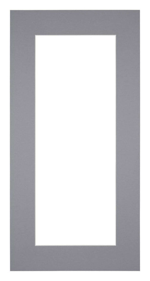 Passe Partout 20x40cm Carton Gris Bord 6cm Droit De Face | Yourdecoration.fr