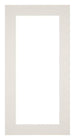 Passe Partout 20x40cm Carton Gris Clair Bord 5cm Droit De Face | Yourdecoration.fr