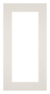 Passe Partout 20x40cm Carton Gris Clair Bord 6cm Droit De Face | Yourdecoration.fr