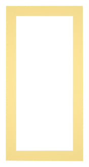 Passe Partout 20x40cm Carton Jaune Bord 4cm Droit De Face | Yourdecoration.fr