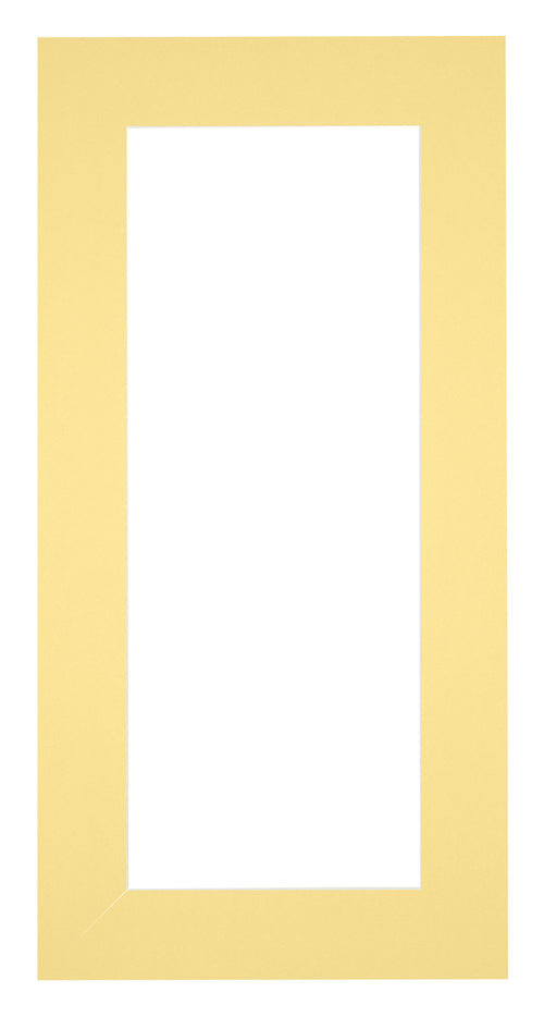Passe Partout 20x40cm Carton Jaune Bord 6cm Droit De Face | Yourdecoration.fr